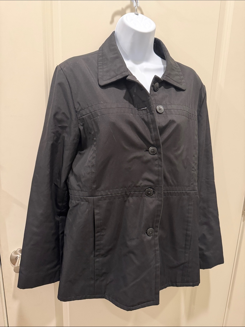 🖤 Vintage GAP Black Utility Jacket Y2K Button Front